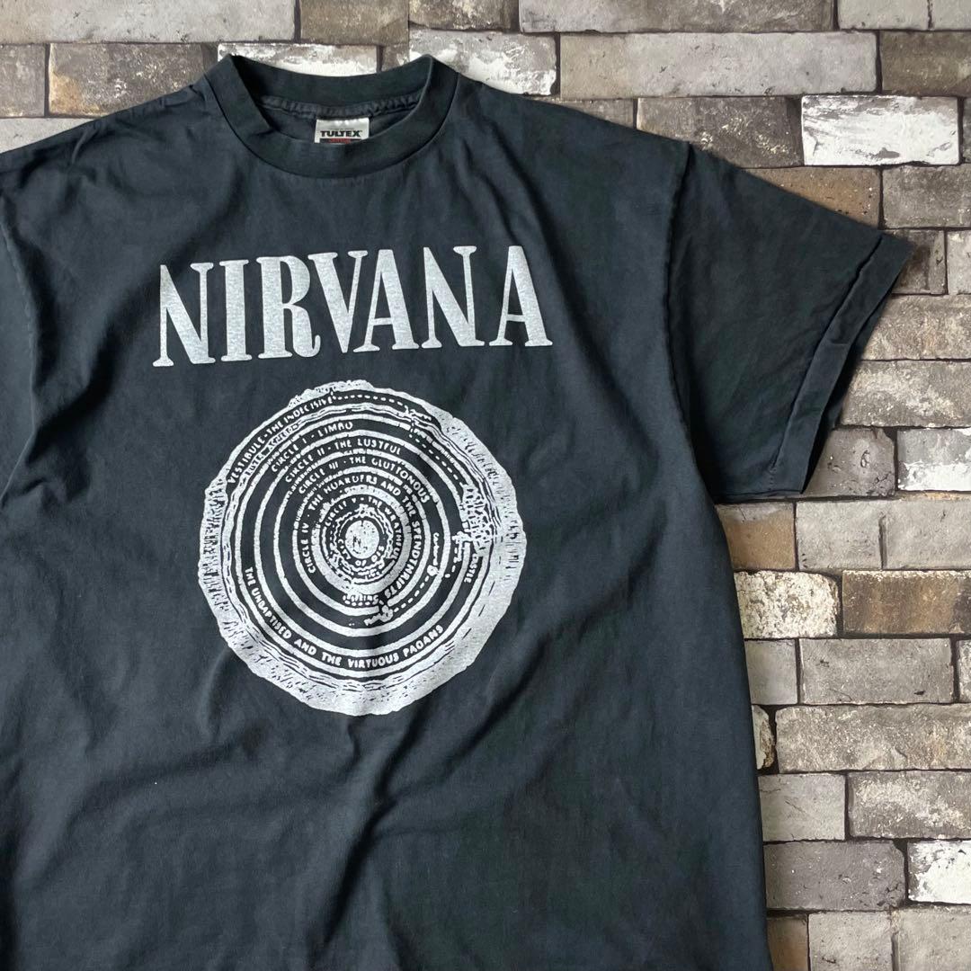 Nirvana Fade Tee XL ニルヴァーナ “地獄の輪” 神曲