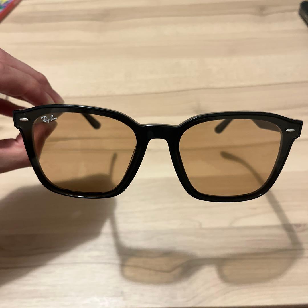 Ray-Ban ブラックスクエアサングラス