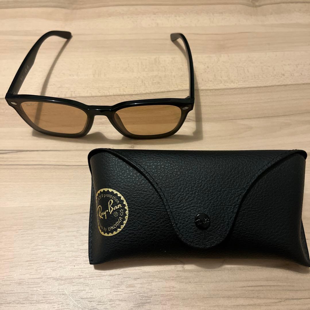 Ray-Ban ブラックスクエアサングラス