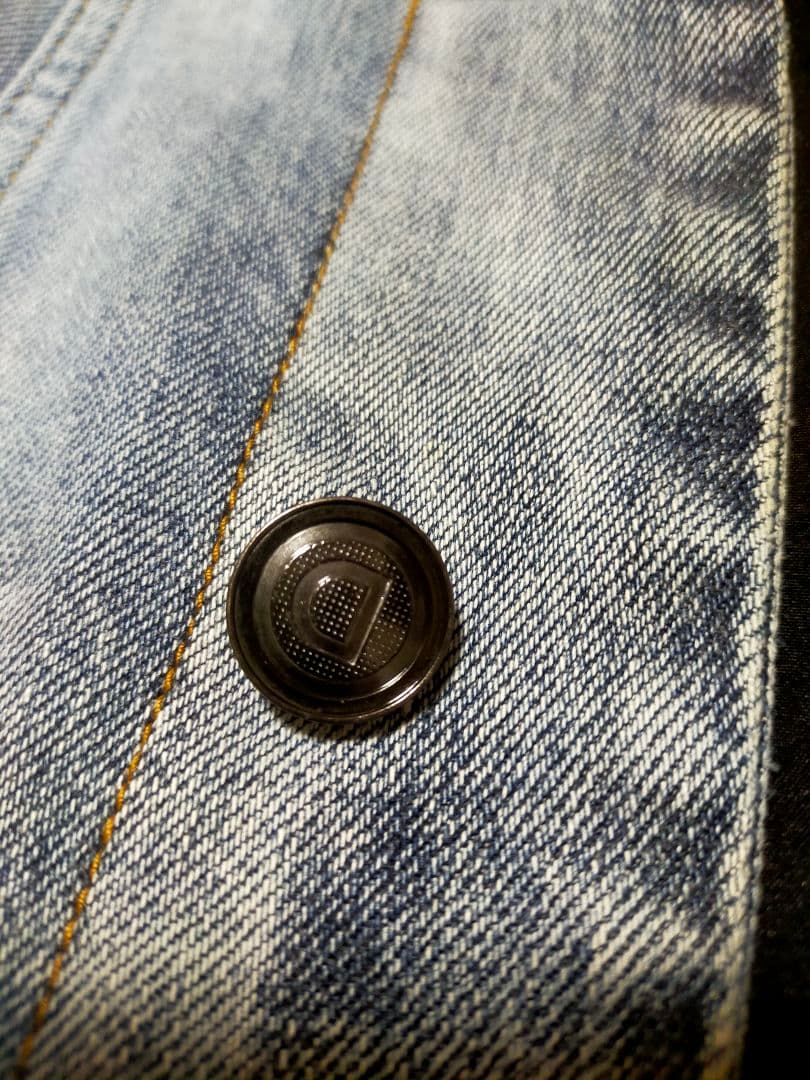 新品未使用品　Desigual テーラードジャケット　デニム　切替 48