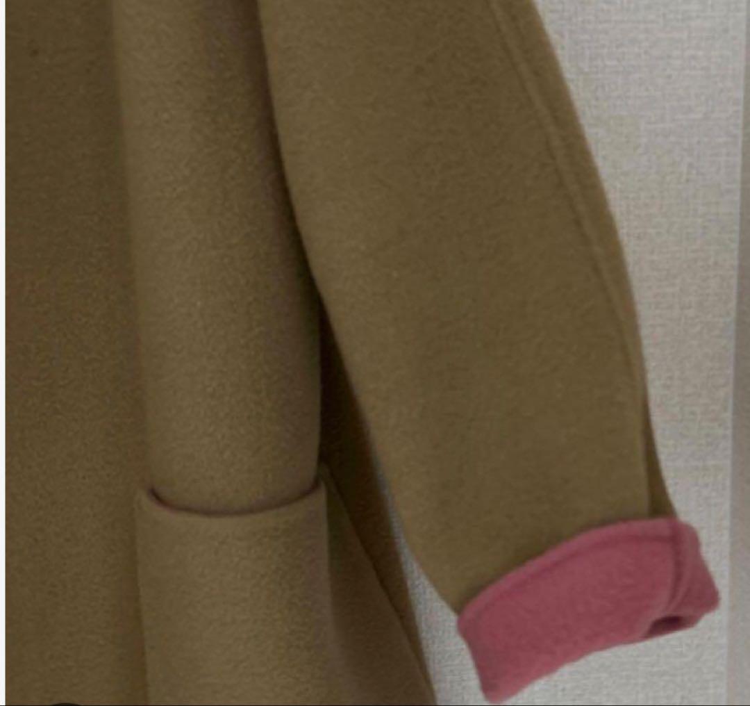 Demi-Luxe BEAMS リバーコート ピンクベージュ