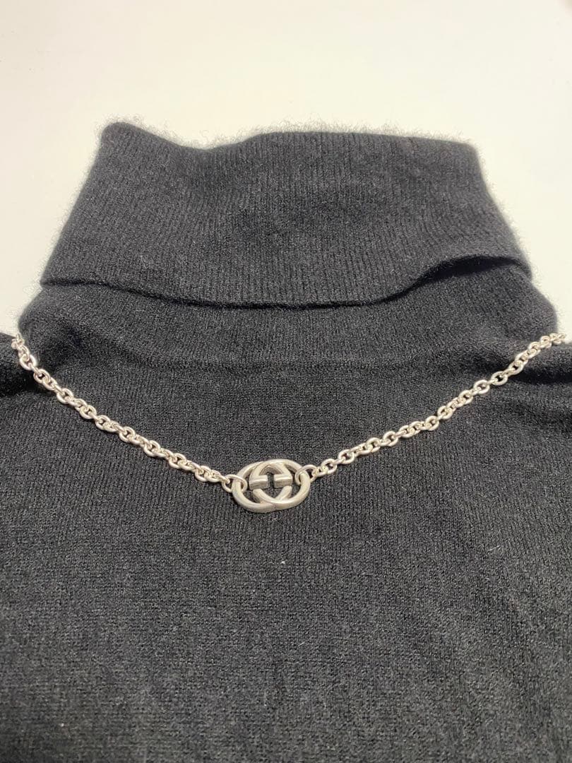GUCCI 4217 G 8402 シルバーネックレス