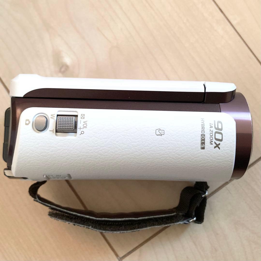 猫*人様 Panasonic HC-W570M ホワイト　純正バッテリー2つ付き