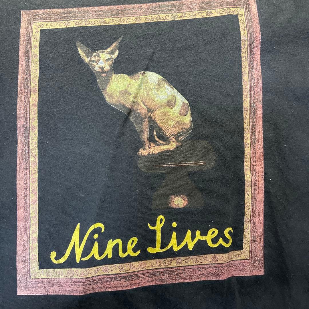 き*ぴ様 エアロスミスTシャツNine livesツアー長袖ロックTヴィンテージ