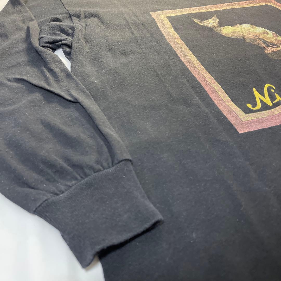 き*ぴ様 エアロスミスTシャツNine livesツアー長袖ロックTヴィンテージ