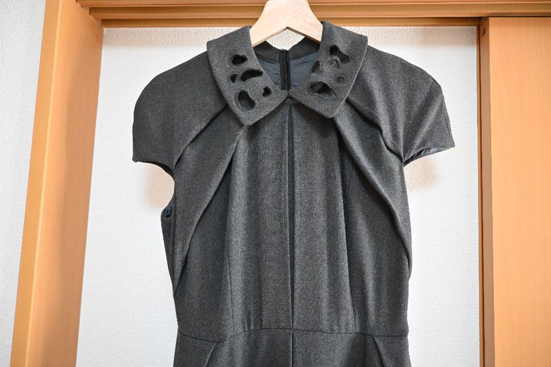ワンピース L'AUBE BLANC Embroidery collar Dress
