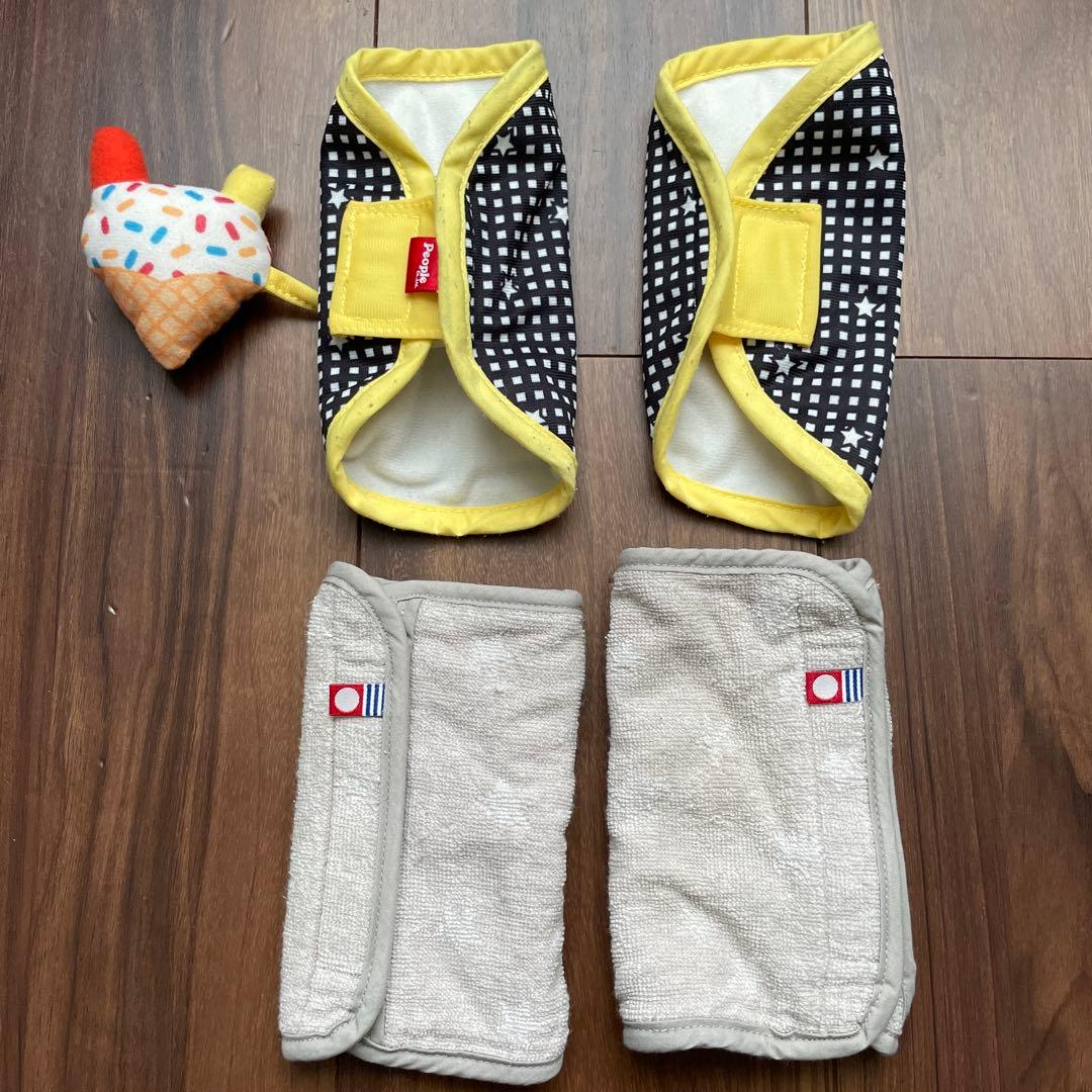 エルゴベビー 抱っこ紐 アイボリー　付属品（よだれカバー、防寒ケープ）もセットで