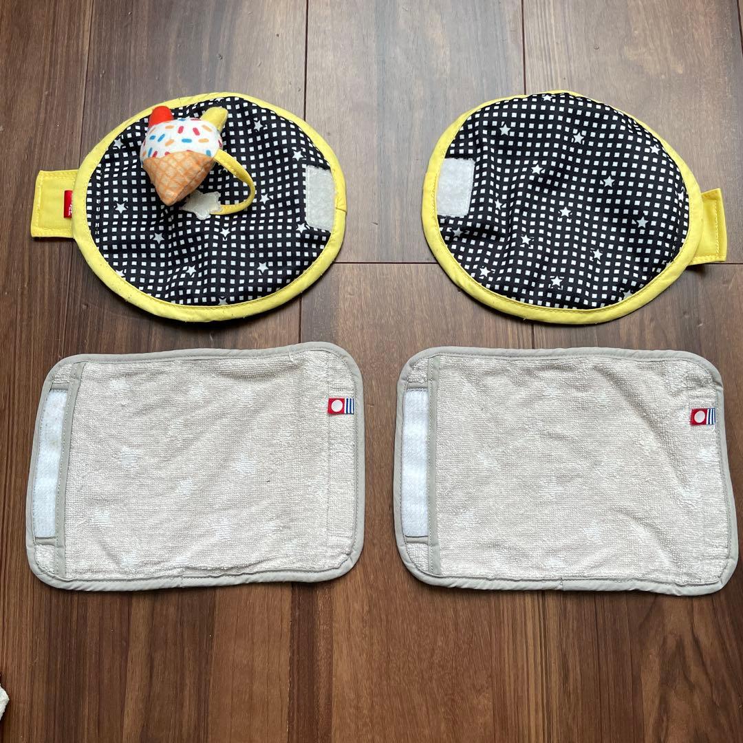 エルゴベビー 抱っこ紐 アイボリー　付属品（よだれカバー、防寒ケープ）もセットで