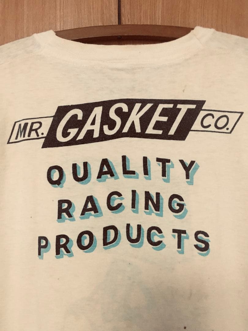激レア　ヴィンテージ　MR GASKET 染み込みプリントTシャツ
