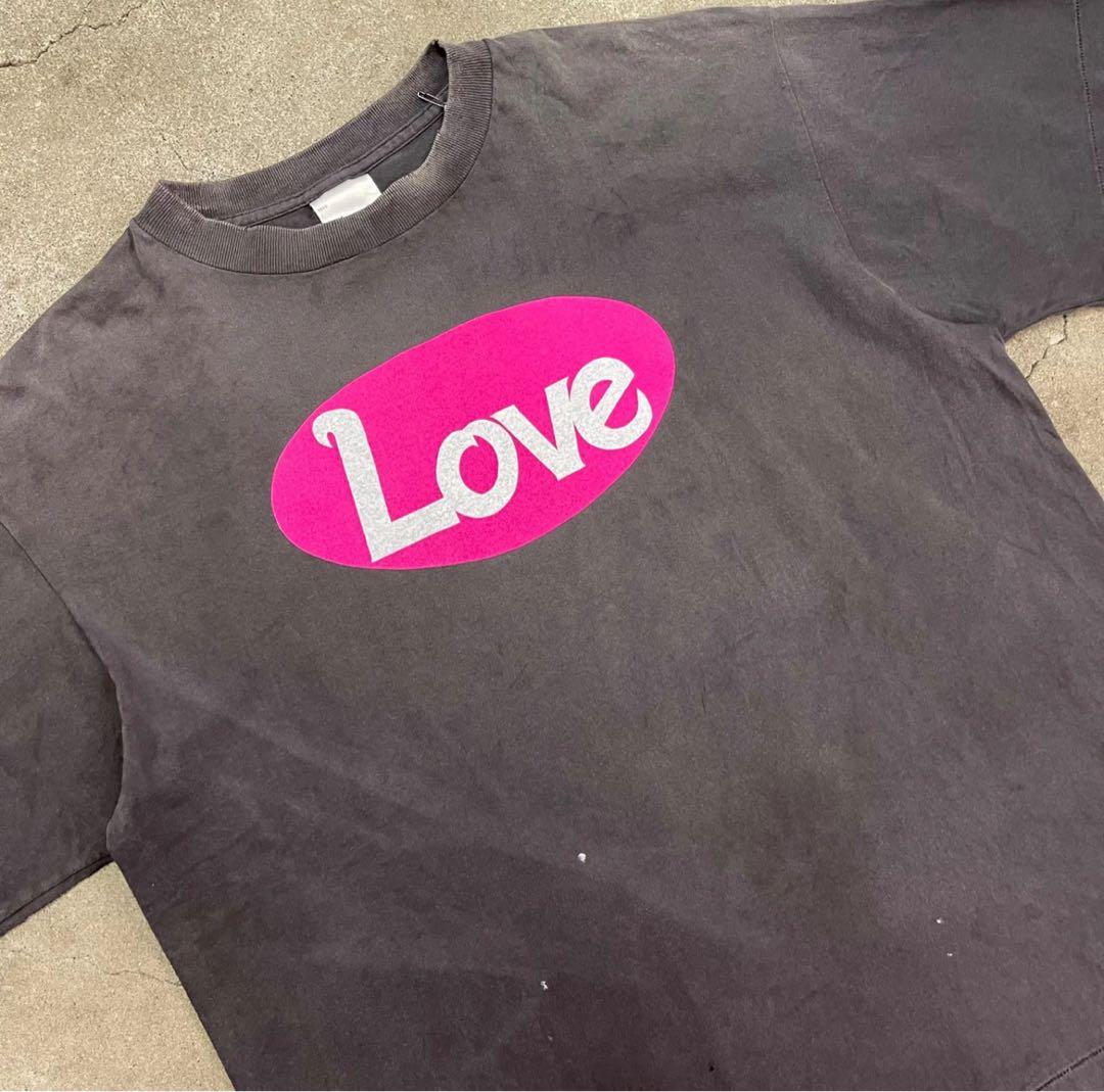 トップス SAINT Mxxxxxx SS Tee_Love \"Black\" L