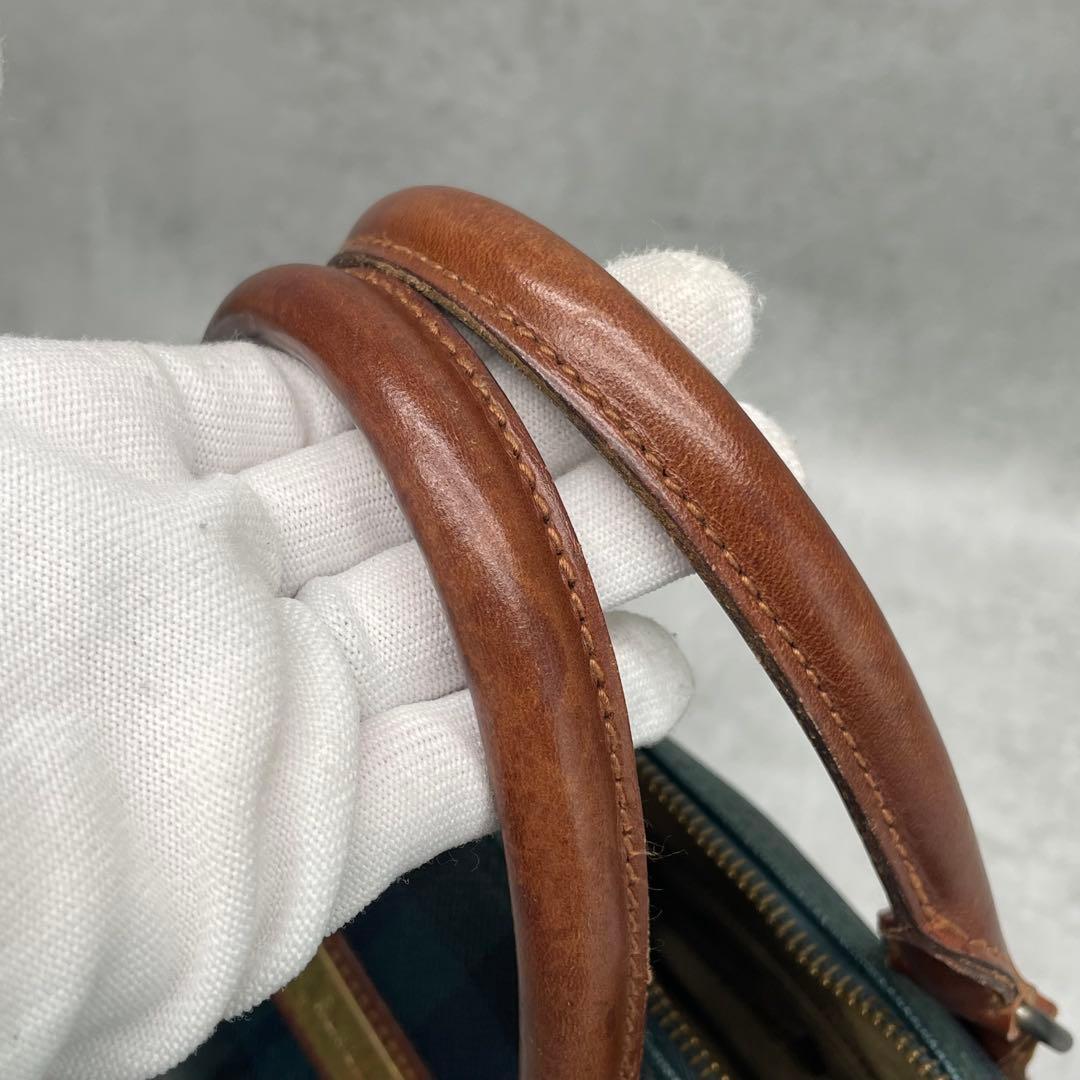 美品✨ラルフローレン 2way ミニボストン ショルダーバッグ PVC×レザー