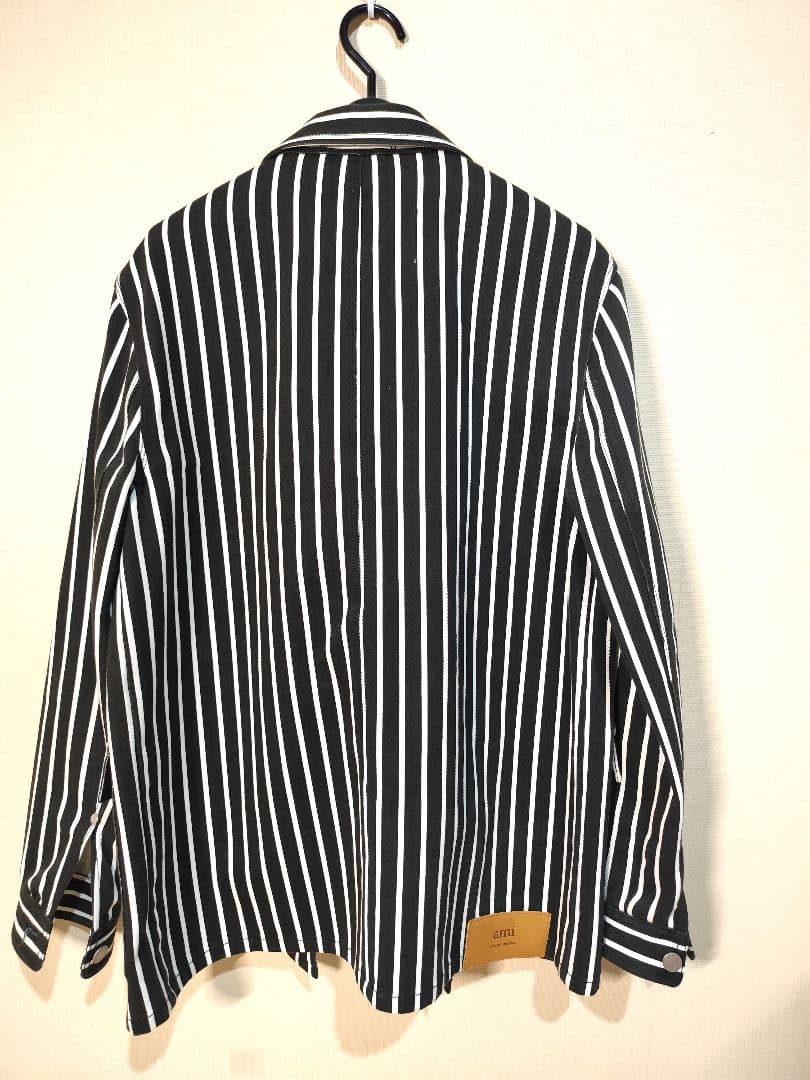 【レア美品】AMI PARIS ストライプ カバーオール