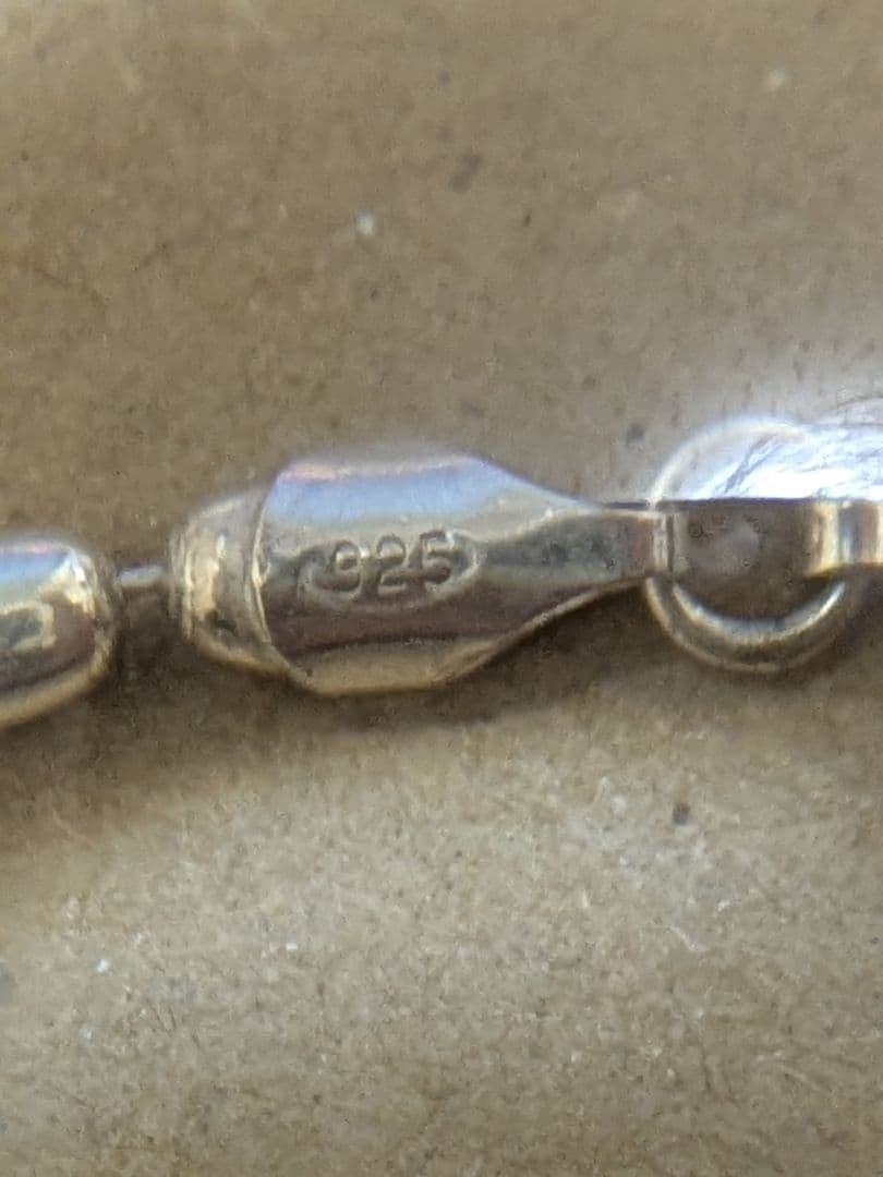 シルバーネックレス　ITALY製