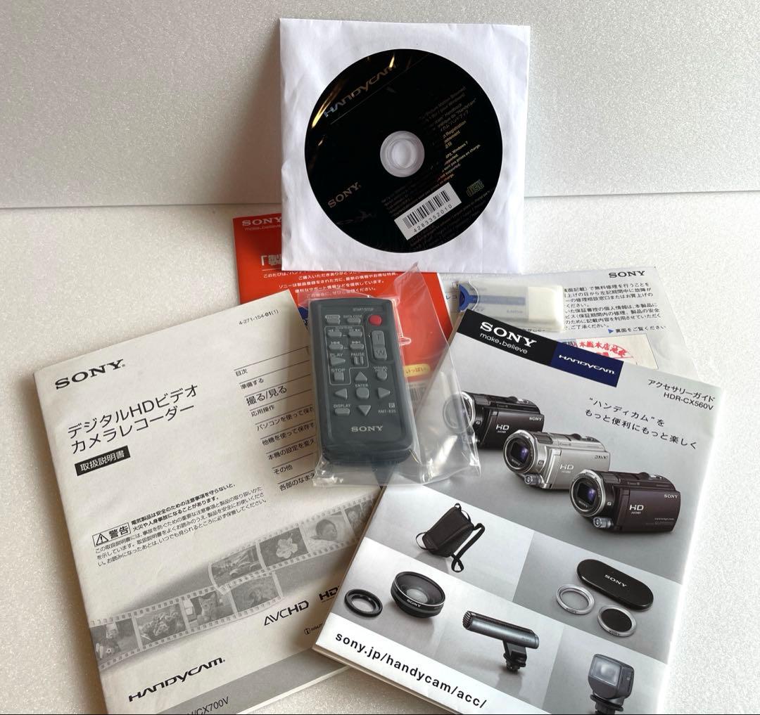 【即決OK】ソニー HDR-CX560V 動作良品 付属品完備・元箱付・64GB
