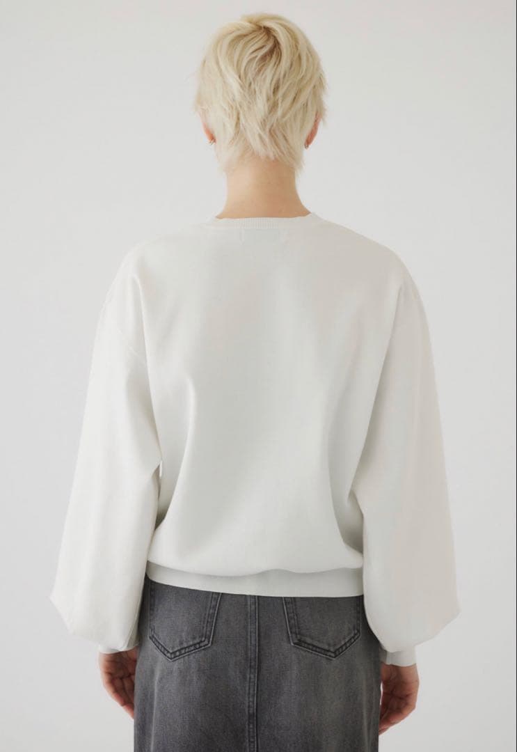 【新品】リムアーク RIM.ARK Sleeve slit knit CD