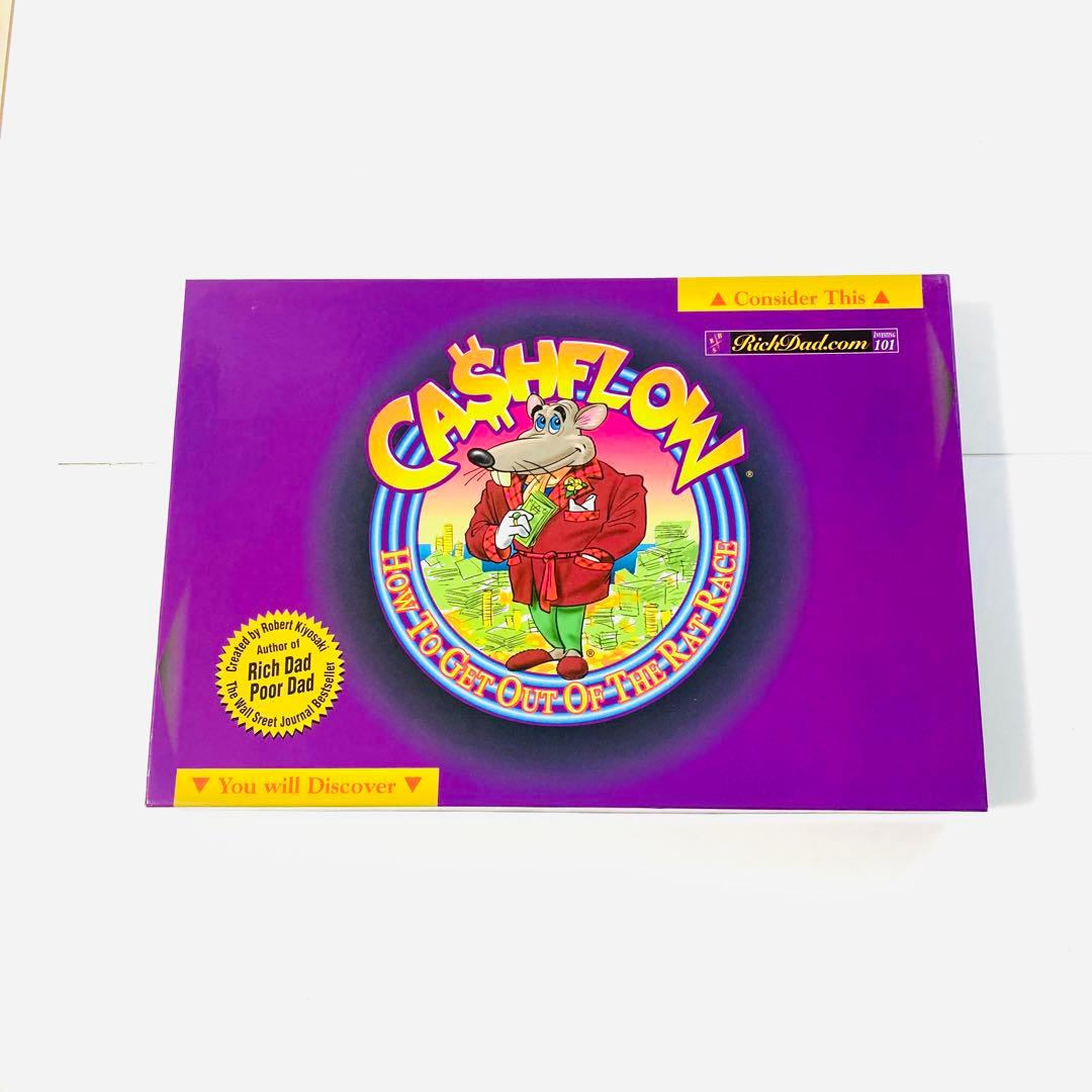 【美品 欠品なし】キャッシュフロー101 英語版 日本語説明書付き ボードゲーム