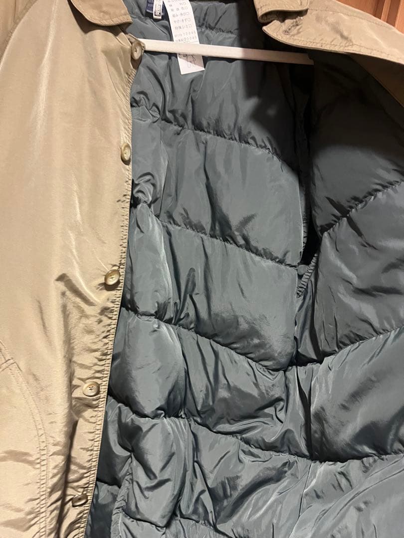 mont-bellモンベル ダウンライナーコート中ダウン取外し可能モデル）XL