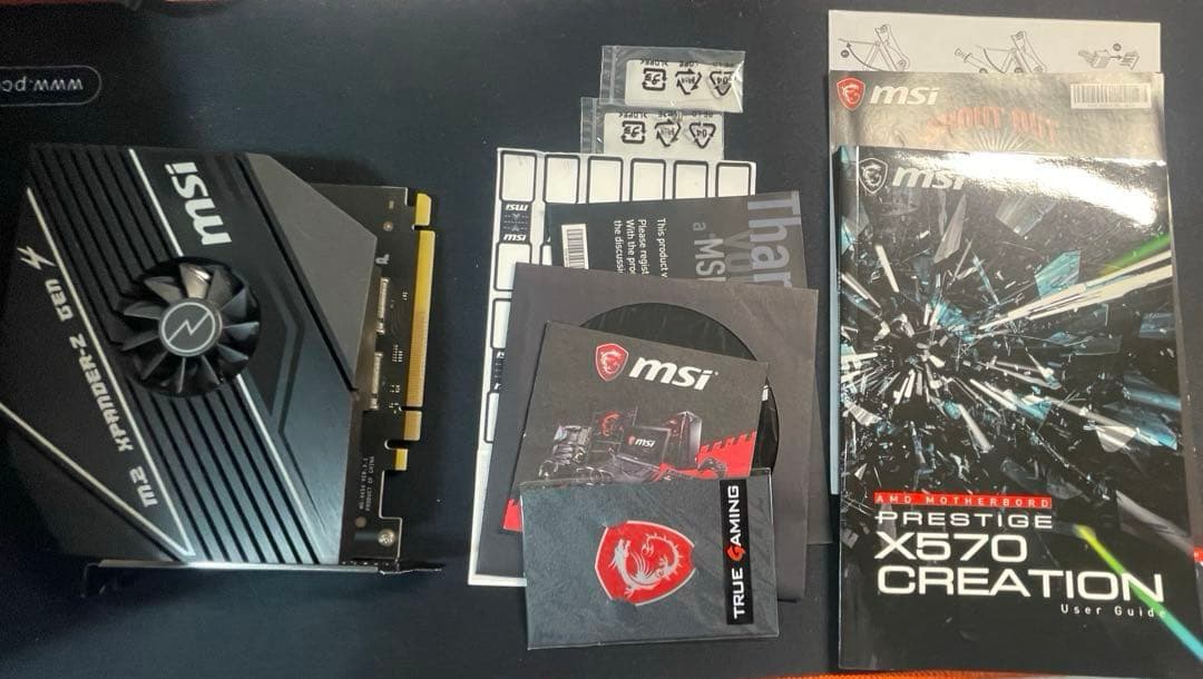 MSI PRESTIGE X570 CREATION AMD AM4マザーボード