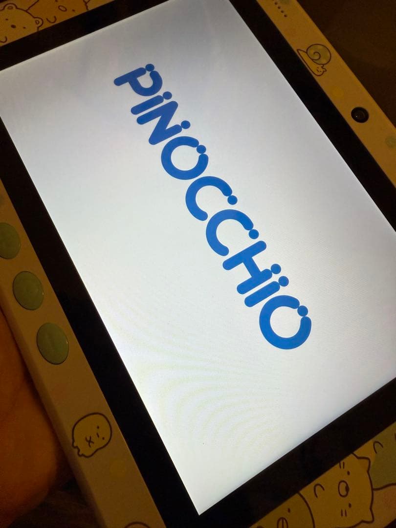 すみっコぐらしタブレットPINOCCHIO タブレット 大画面 ホワイト・ミント