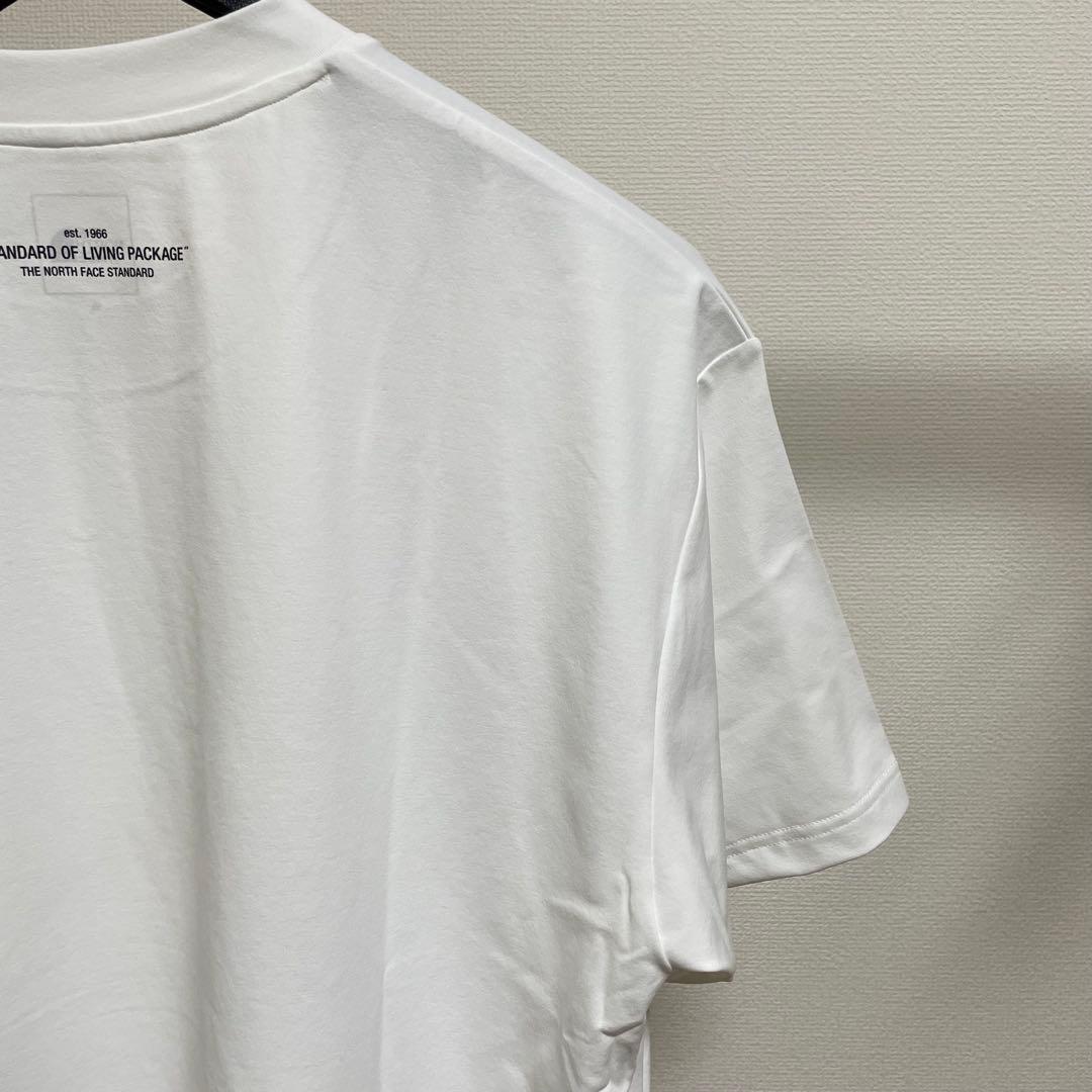 ノースフェイス スタンダード限定 Tシャツ スタンダードヘムロゴティー【XL】白