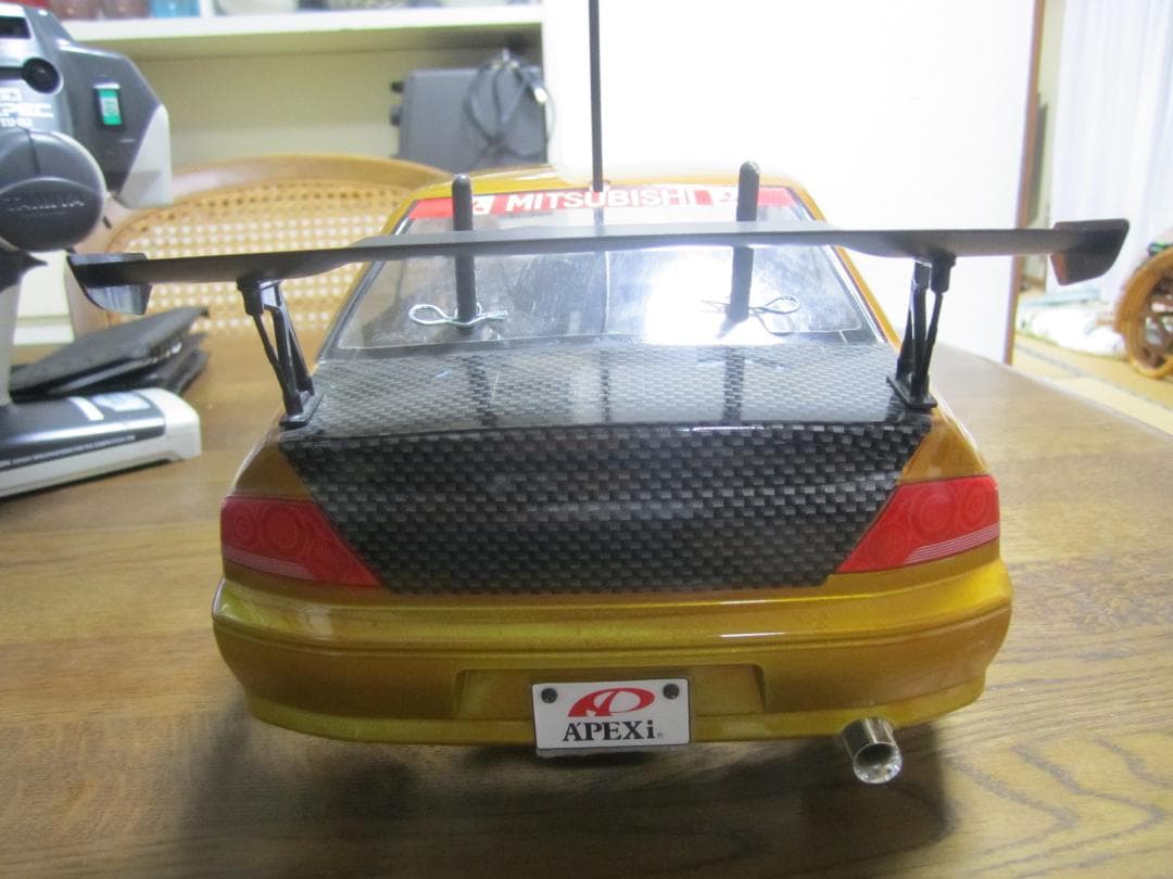 かず 1/10 TA03F ランエボ フルベア レアシャーシ 完全動作品