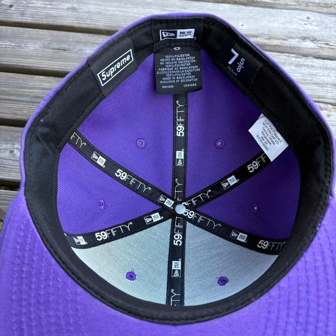 Supreme×NEW ERA ハンドスタイルロゴキャップ 60.6
