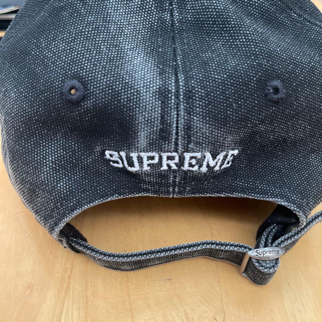 Supreme Sロゴ キャップ ブラック