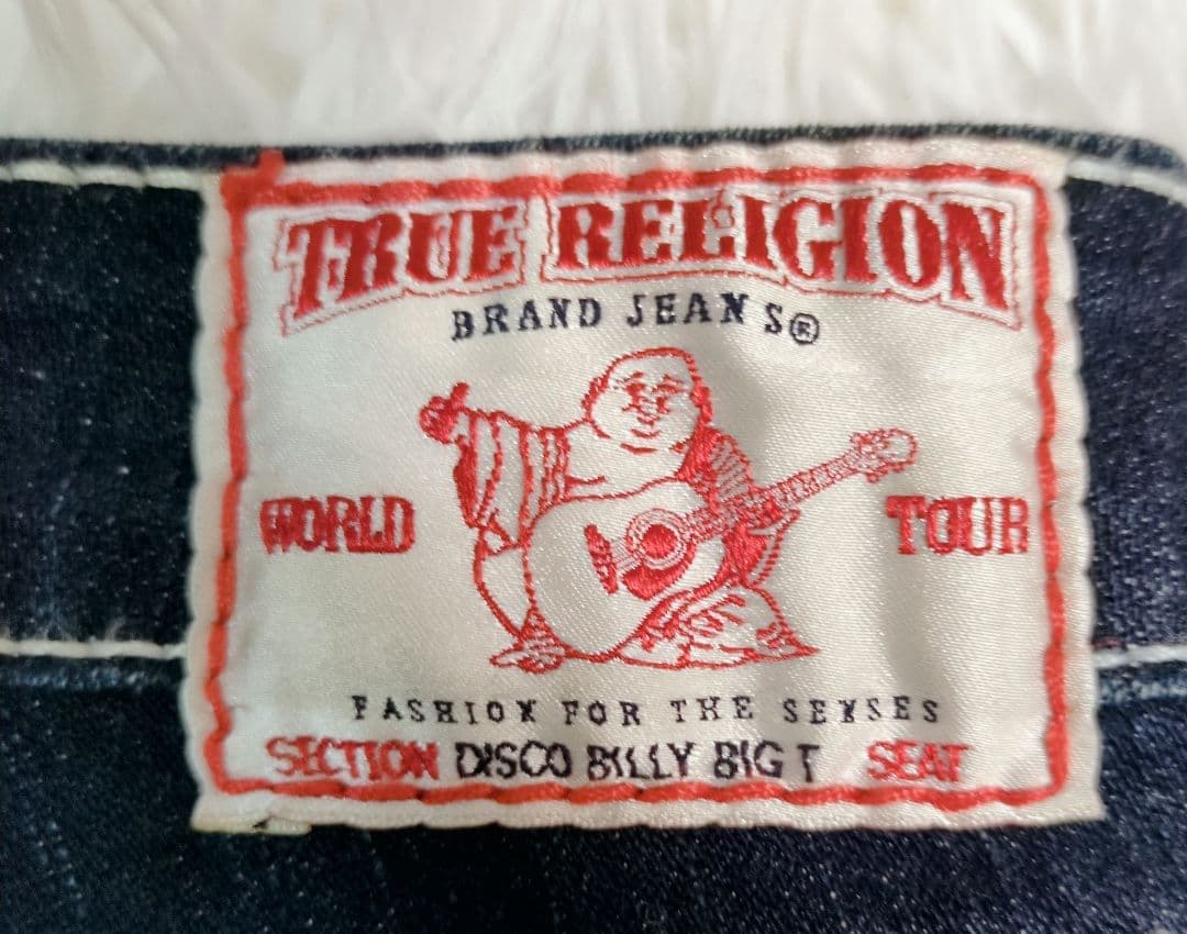 TRUE RELIGION トゥルーレリジョン ストレートデニム スワロフスキー