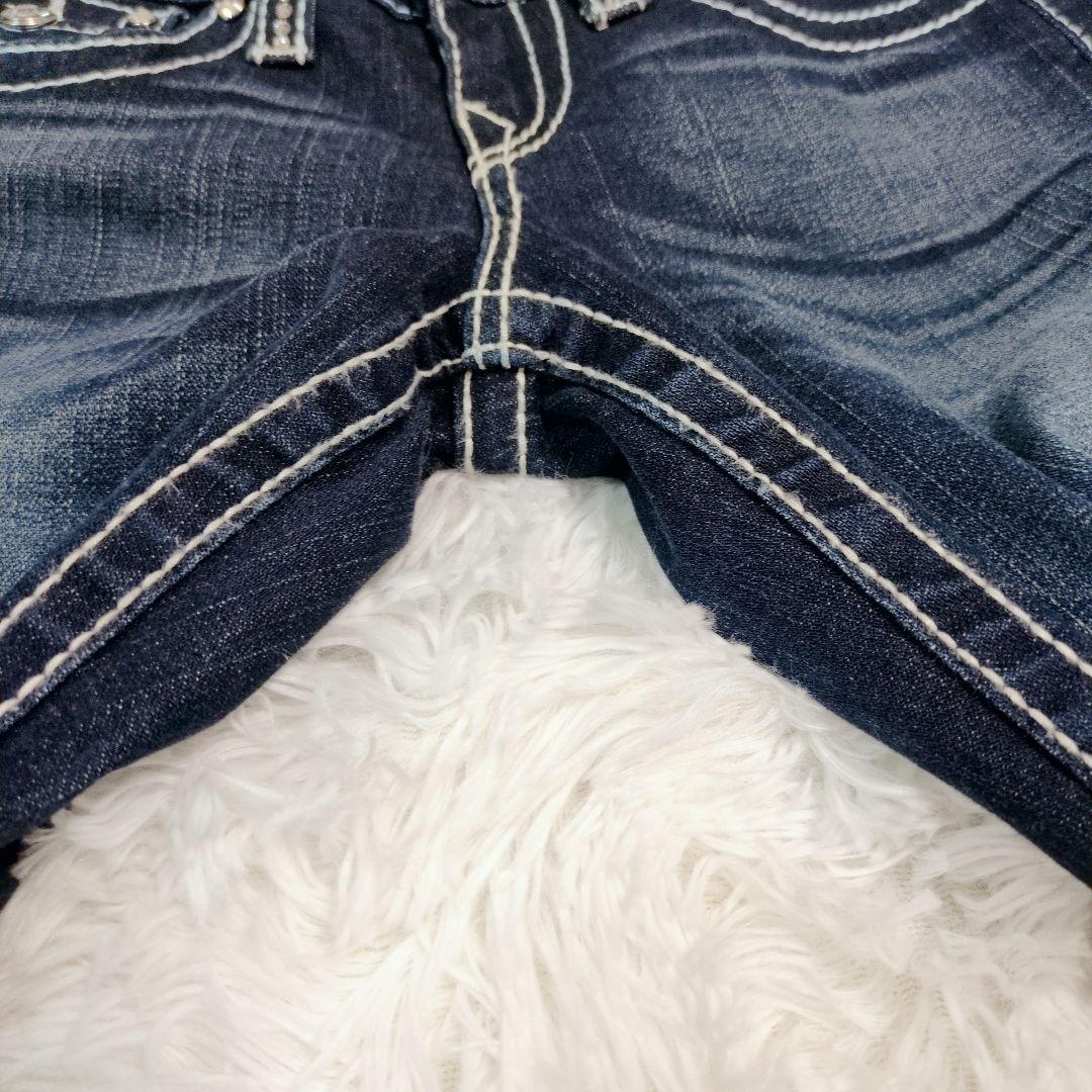 TRUE RELIGION トゥルーレリジョン ストレートデニム スワロフスキー