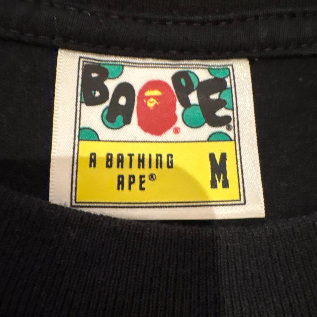 A BATHING APE 黒 Tシャツ M
