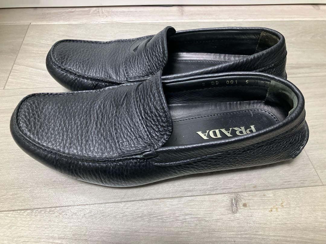 [美品】PRADA プラダ　ドライビングシューズ　メンズ　サイズ5