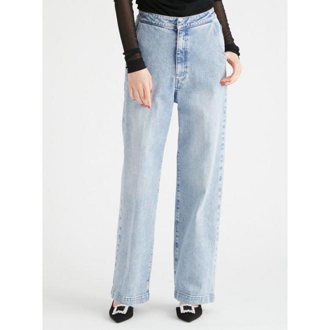 CELFORDストレートデニムパンツ LBLU