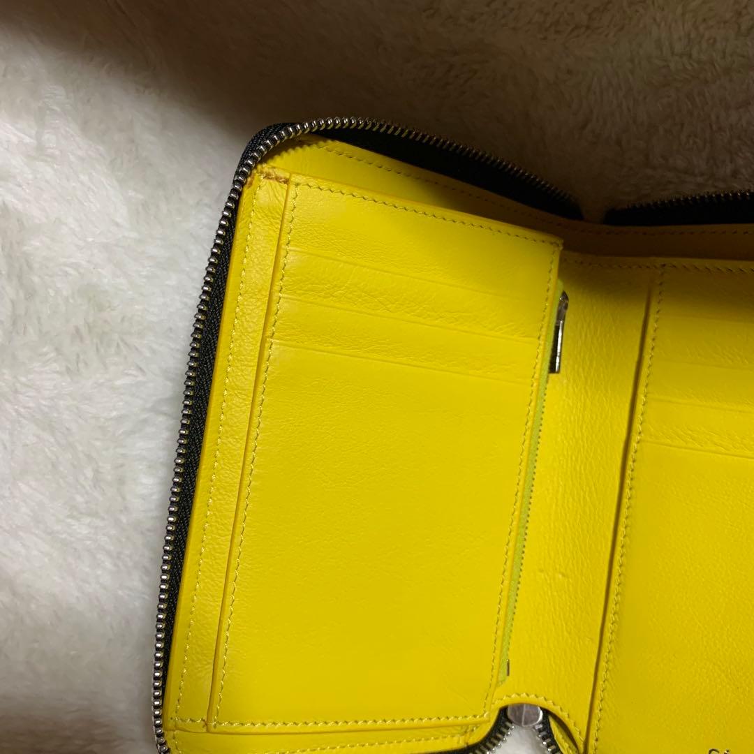 CÉLINE 黒 レザー 二つ折り財布