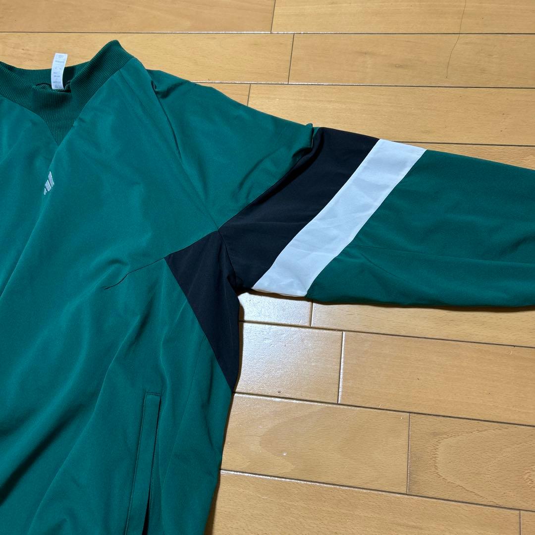 【美品】アディダス　adidas グリーン ジャケット メンズXL
