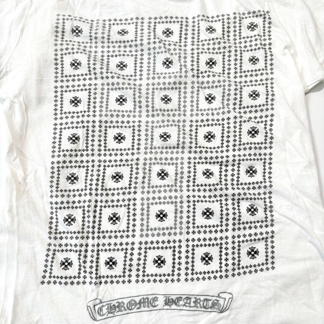 CHROME HEARTS Tシャツ CHプラス フレームドクロス Vネック S