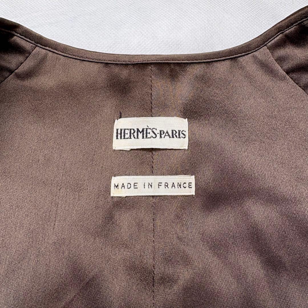 HERMES マルジェラ期 1998 カシミヤ100% ライナーコート ロング丈
