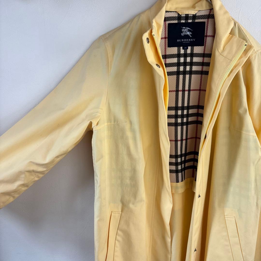 BURBERRY LONDON ステンカラーコート チェック裏地 40✨
