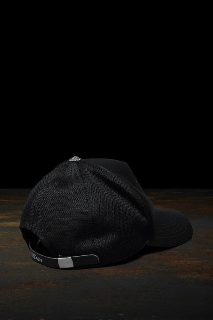 バックラッシュ x ラウドスタイルデザイン キャップ レザー シルバー
