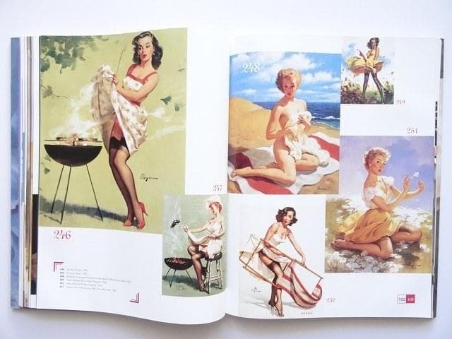 洋書◆ピンナップガール 画集 作品写真集 本 ジル・エルブグレン
