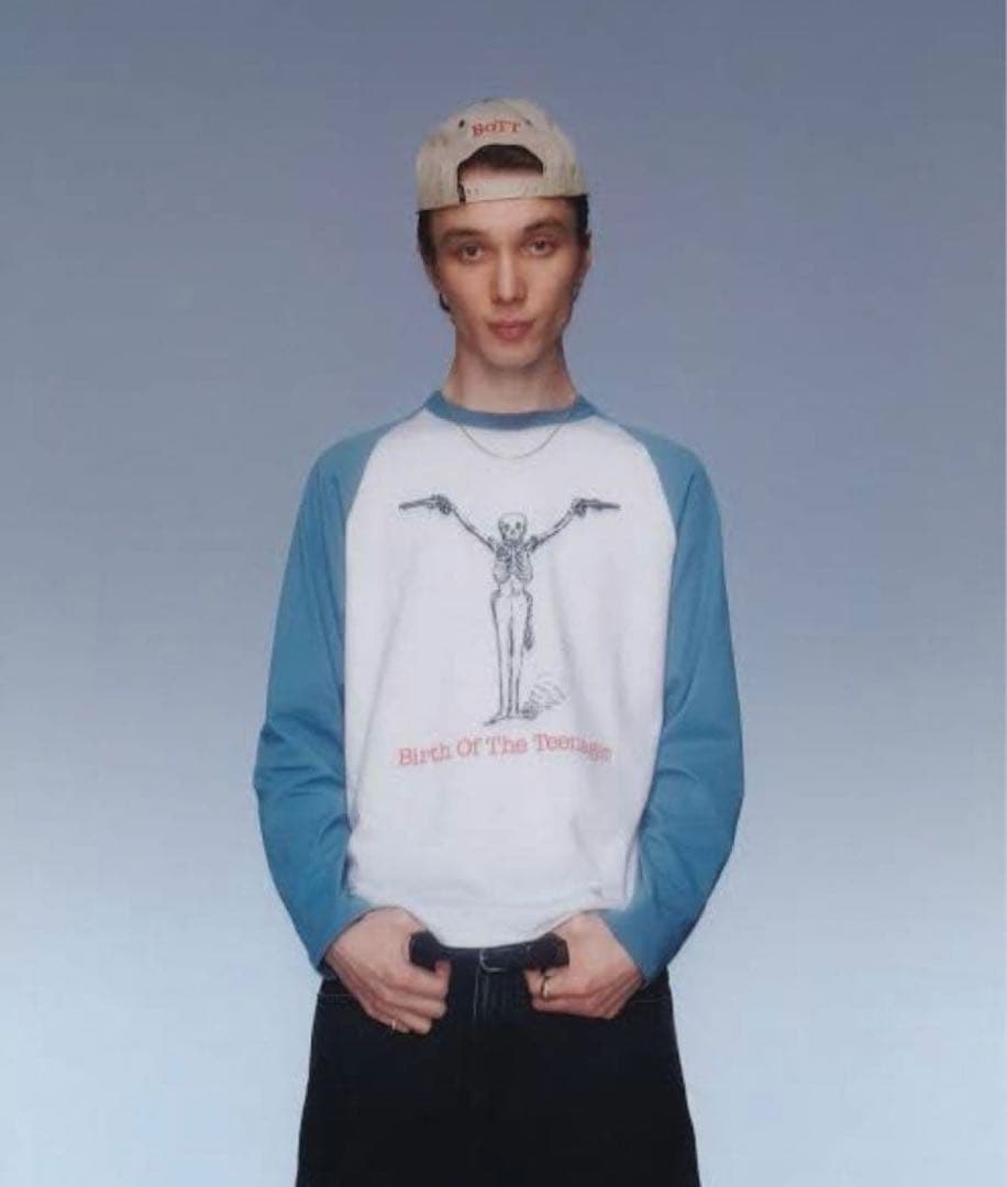 Bott Hands Up Raglan LS Tee Sサイズ【天心着用】