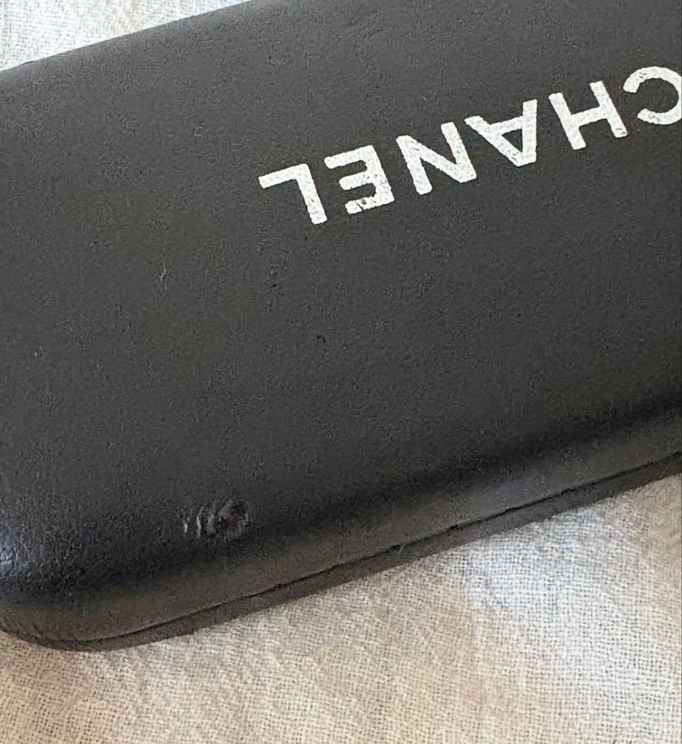 CHANEL シャネルサングラス マトラッセ ココマーク黒 ゴールド金具