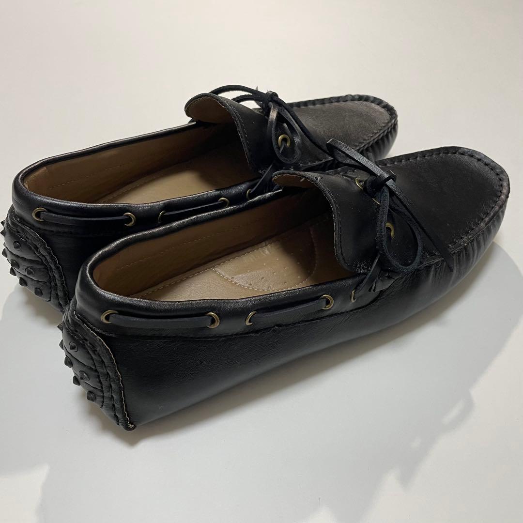ムッシュニコル レザー ドライビングシューズ ローファー 靴 26.5cm