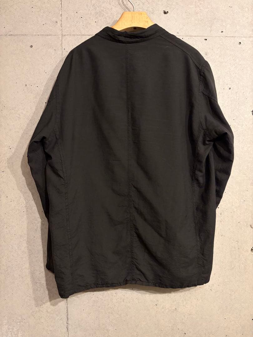 comoli シルク製品染 ジャケット ドローストリングパンツ セットアップ