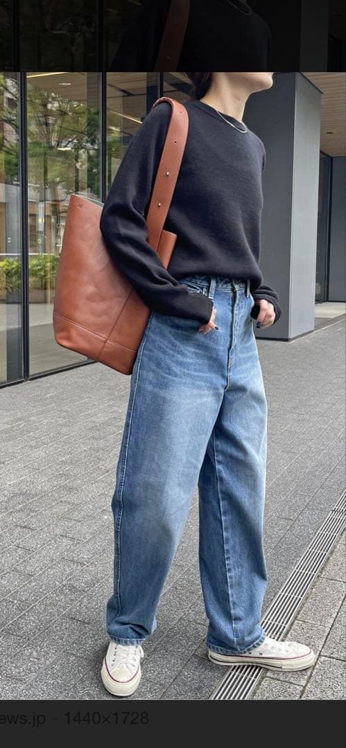 パンツ Spick and Span 51/2 CURVE LINE_DENIM
