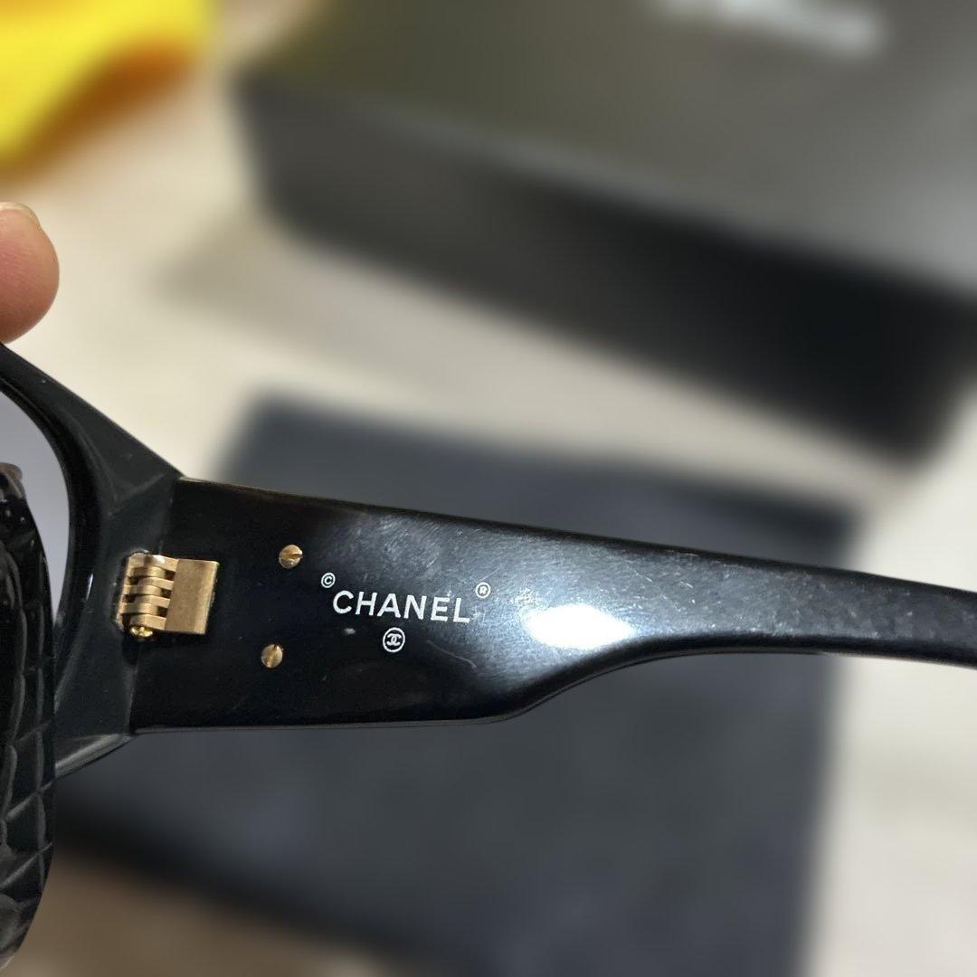 CHANEL シャネル ココマーク マトラッセ サングラス アイウェア ブラック
