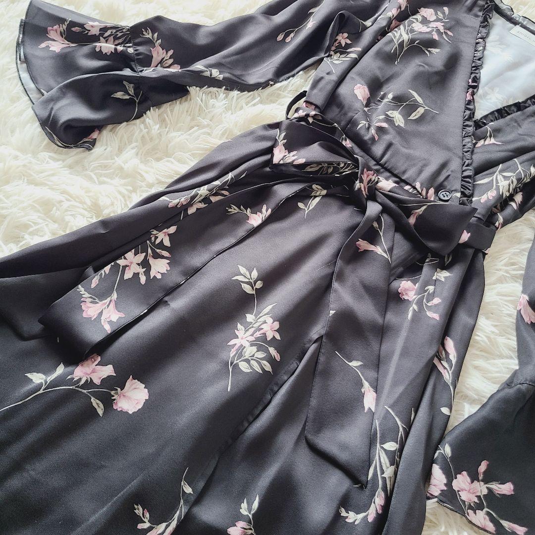 【新品未使用】スナイデル　24SS　フリルガウンワンピース　花柄　Aライン