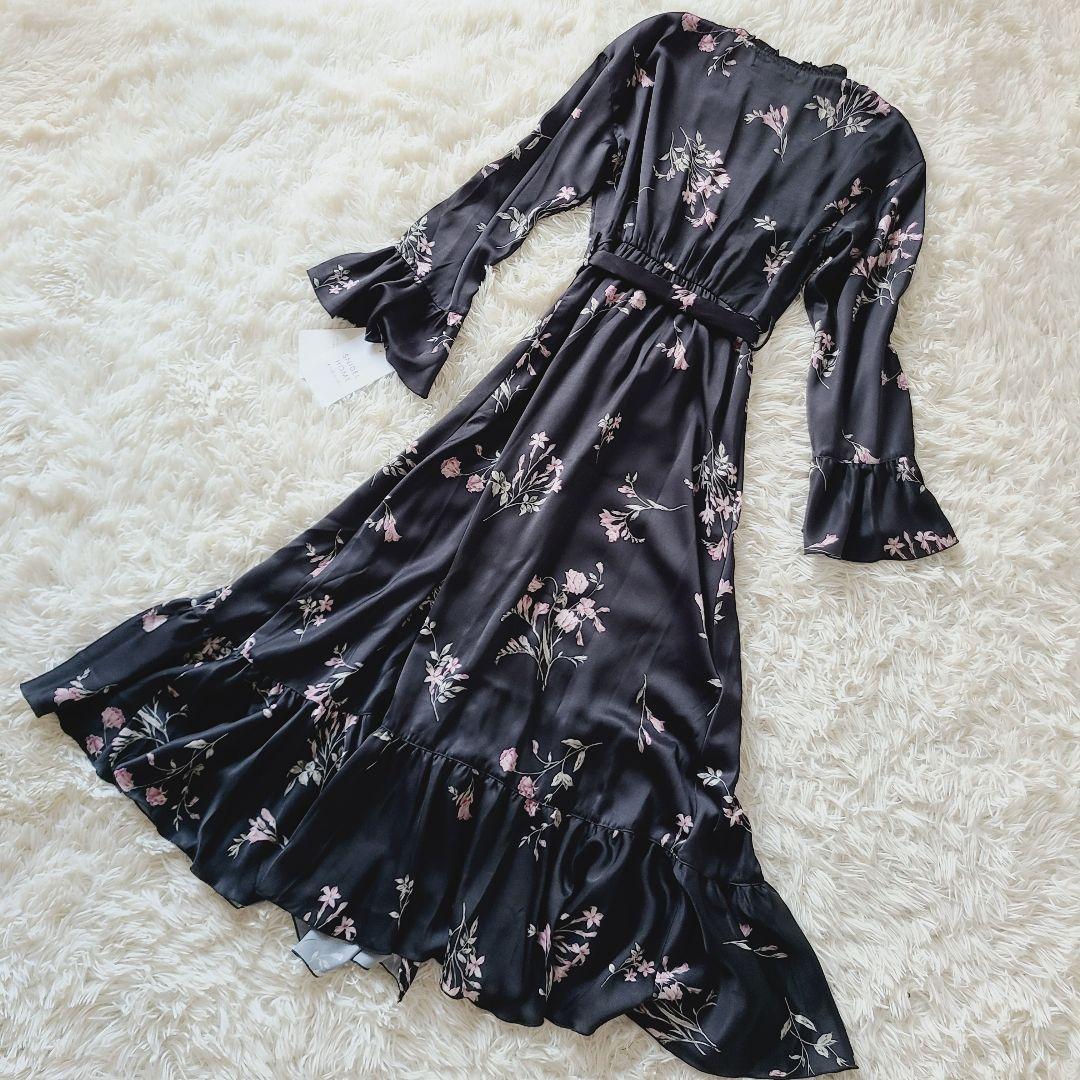 【新品未使用】スナイデル　24SS　フリルガウンワンピース　花柄　Aライン