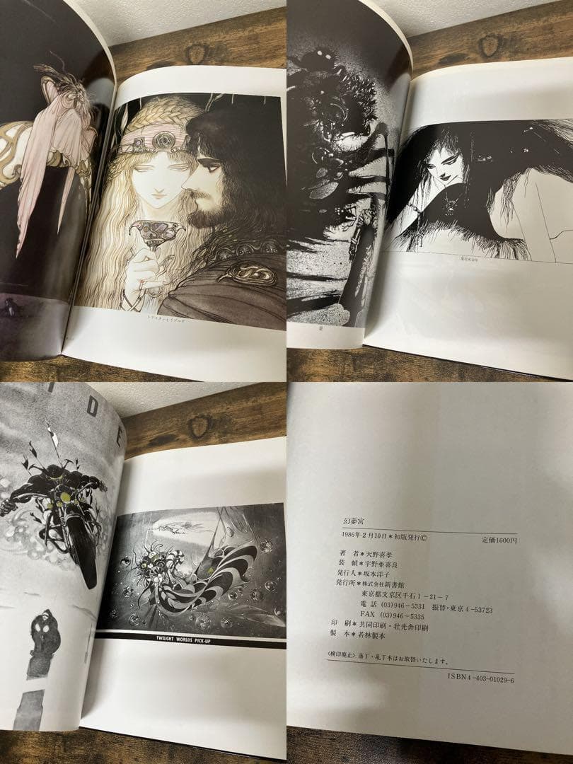 天野喜孝 画集 セット 幻夢宮 FINAL FANTASY 魔天 飛天