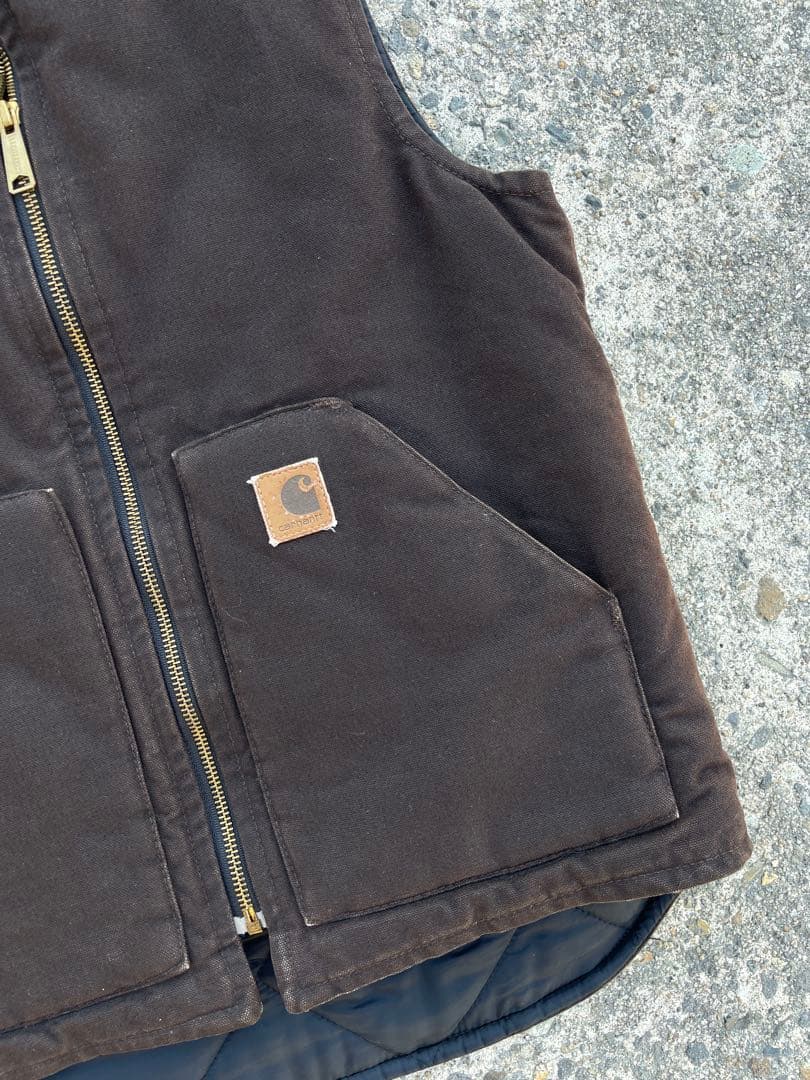 K*i様 Carhartt ダックベスト　V02 DKB S サイズ