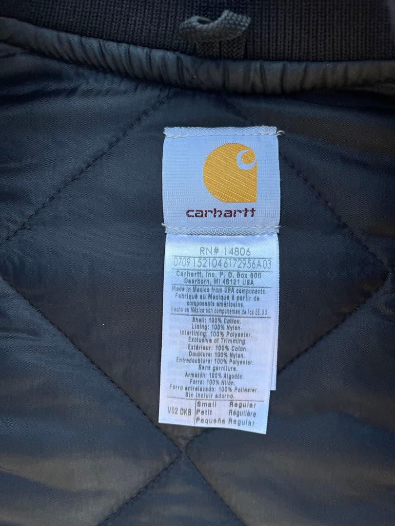 K*i様 Carhartt ダックベスト　V02 DKB S サイズ
